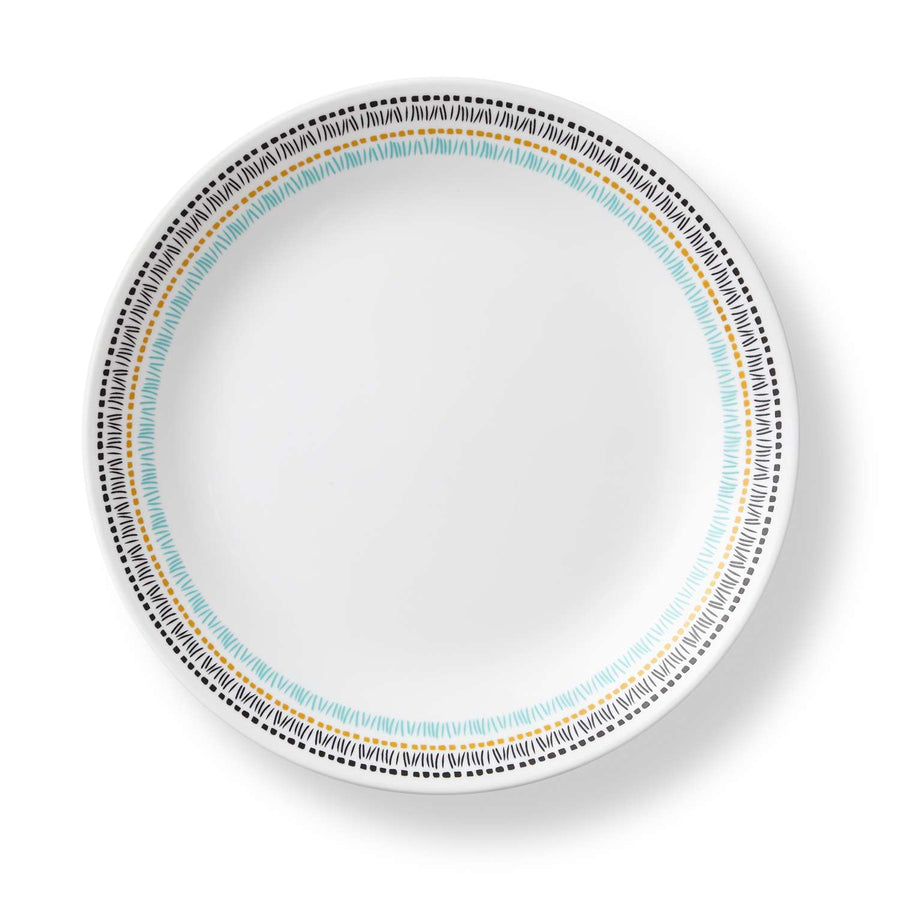 CORELLE | Geschirr, Weiß mit Grafik