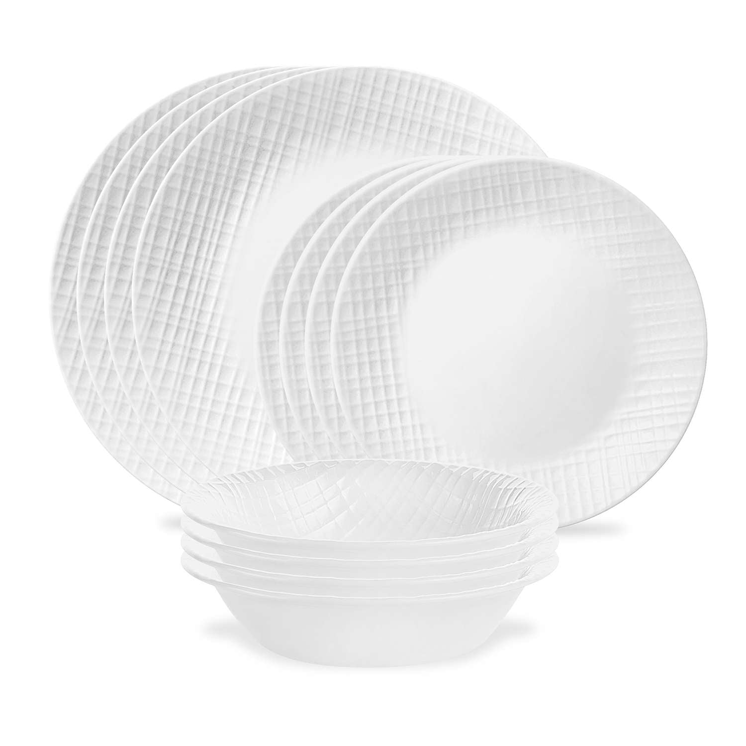 CORELLE | Service, LINEN WEAVE, weiß