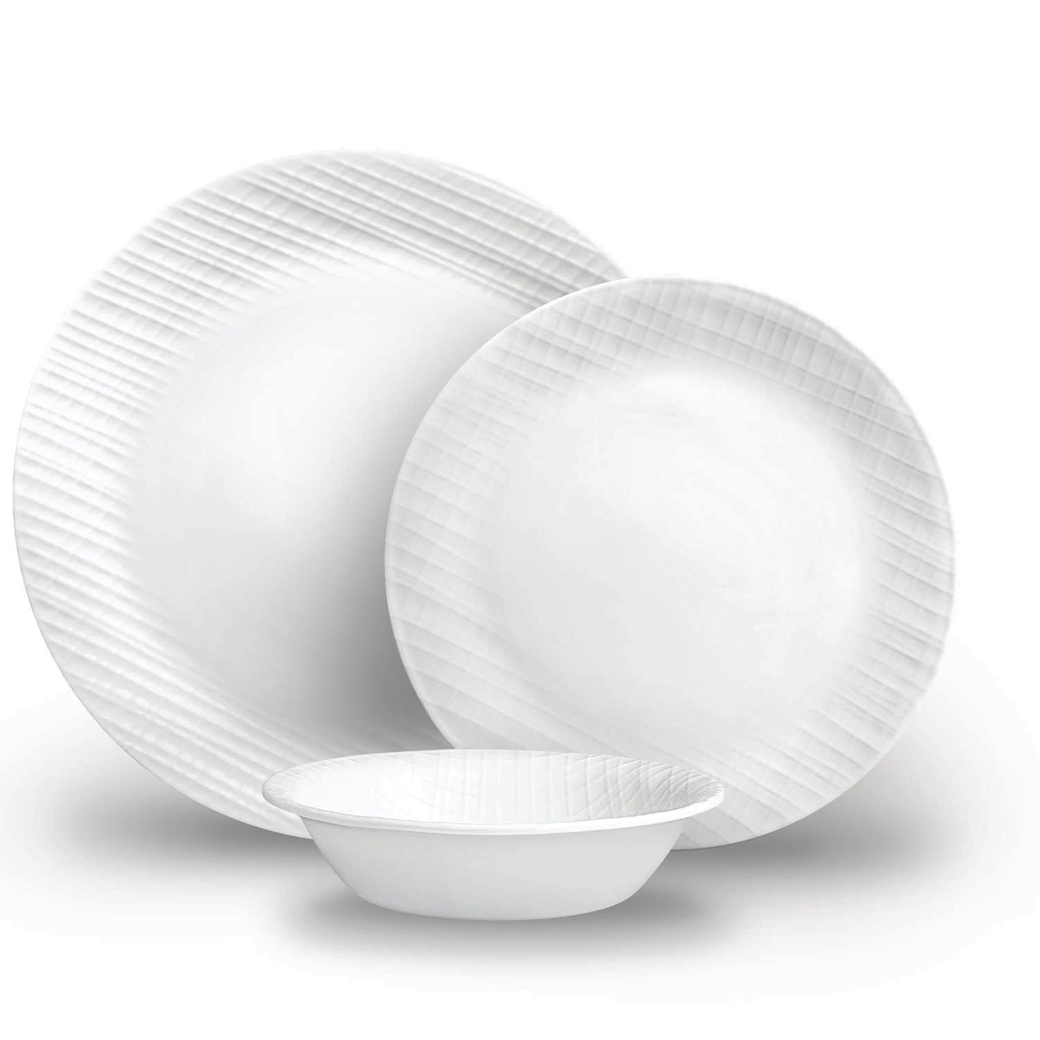 CORELLE | Service, LINEN WEAVE, weiß