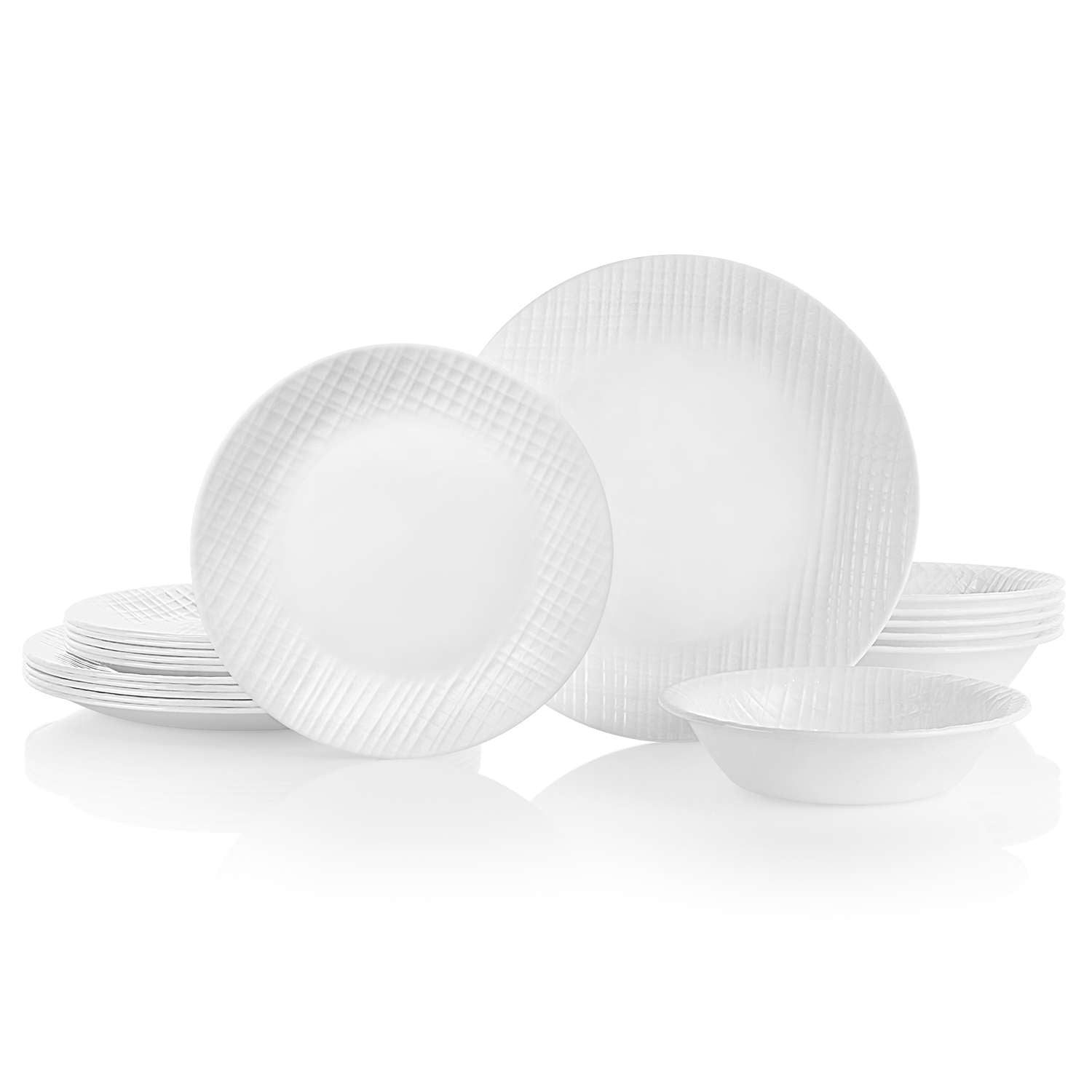CORELLE | Service, LINEN WEAVE, weiß