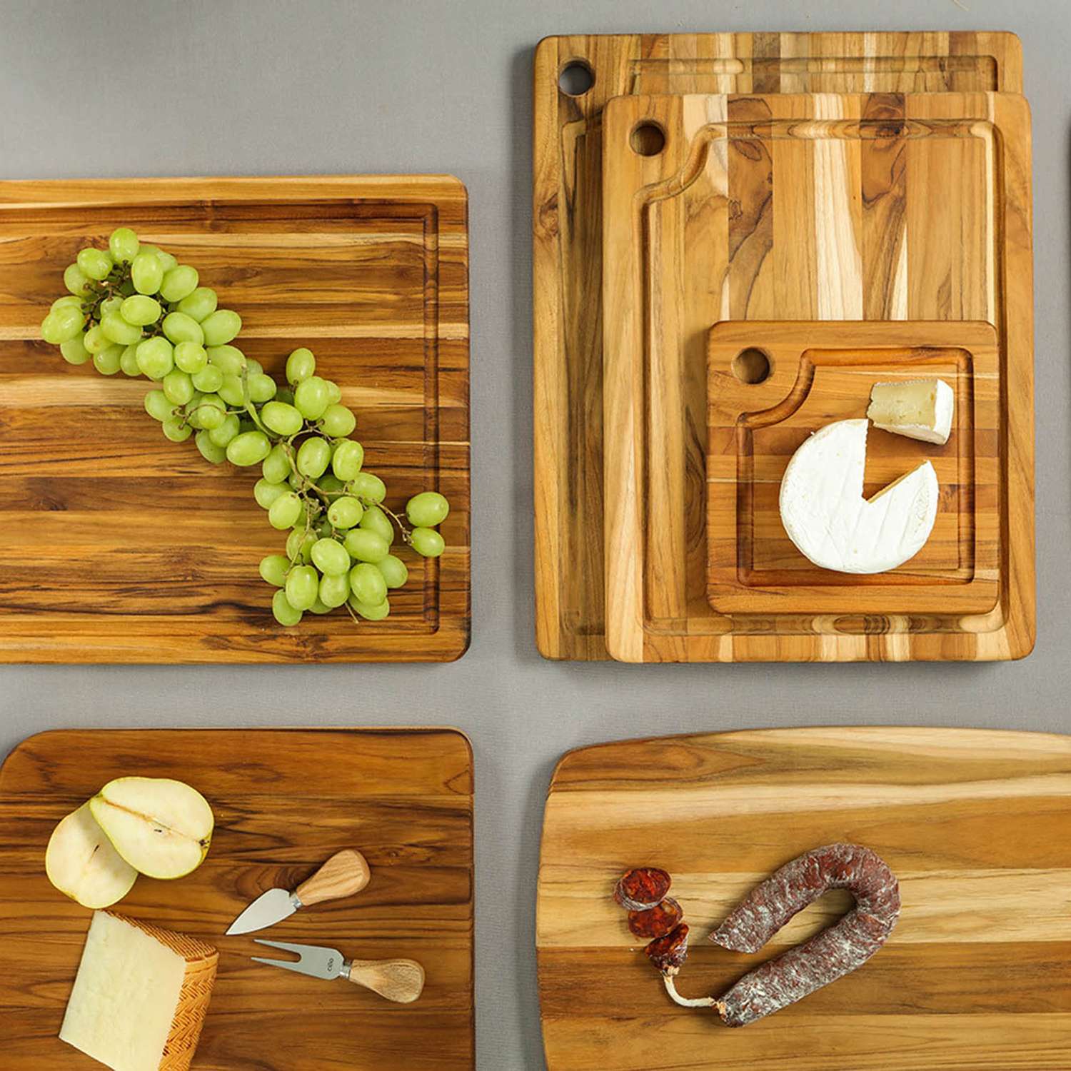 TEAKHAUS | Teakholz-Schneidebrett, MARINE, teak