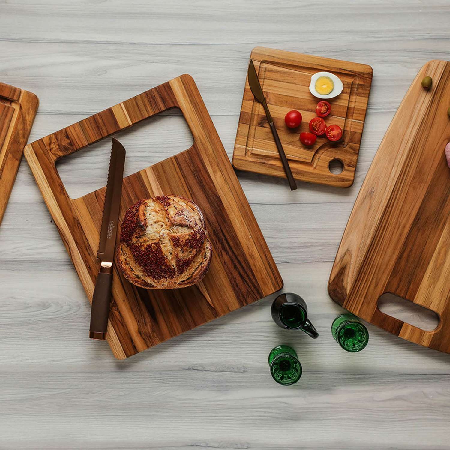 TEAKHAUS | Teakholz-Schneidebrett, MARINE, teak