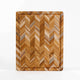 TEAKHAUS | Teakholz-Schneidebrett, HERRINGBONE, tea