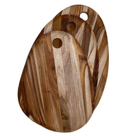 TEAKHAUS | Teakholz-Schneidebrett, oval, OVAL, teak