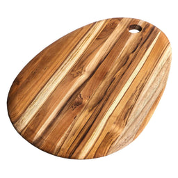 TEAKHAUS | Teakholz-Schneidebrett, oval, OVAL, teak