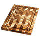 TEAKHAUS | Teakholz-Schneidebrett, HERRINGBONE, tea