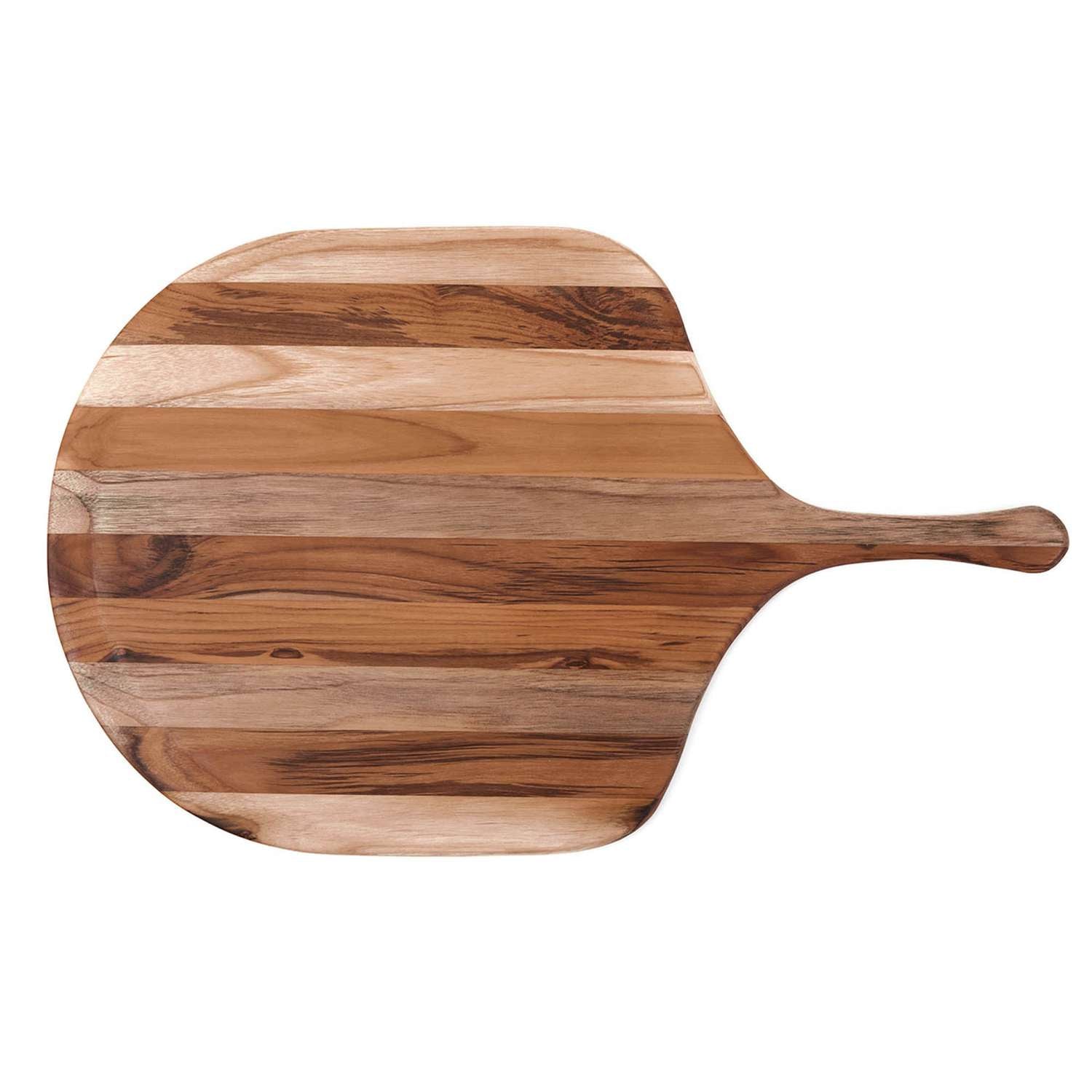TEAKHAUS | Teakholz-Schneidebrett, PIZZA, teak