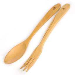 BÉRARD | Salat-Besteck, CONTOUR, olive, 30,5 cm