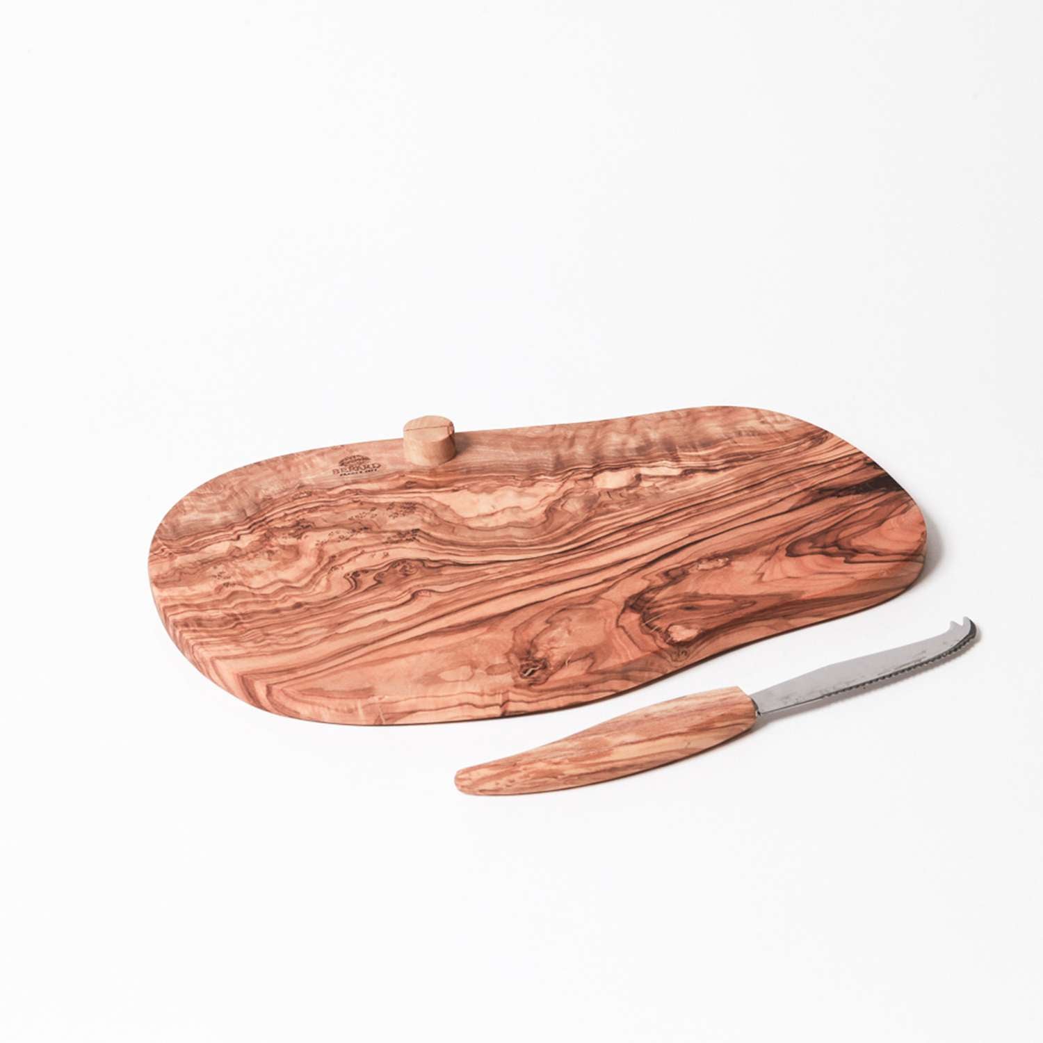 BÉRARD | Käsebrett, olive, 35,5 cm