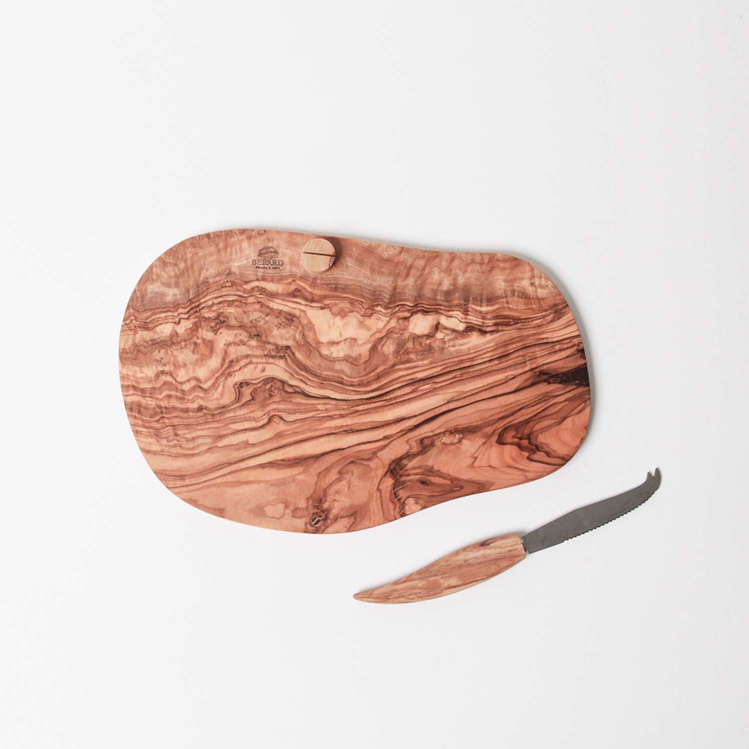 BÉRARD | Käsebrett, olive, 35,5 cm