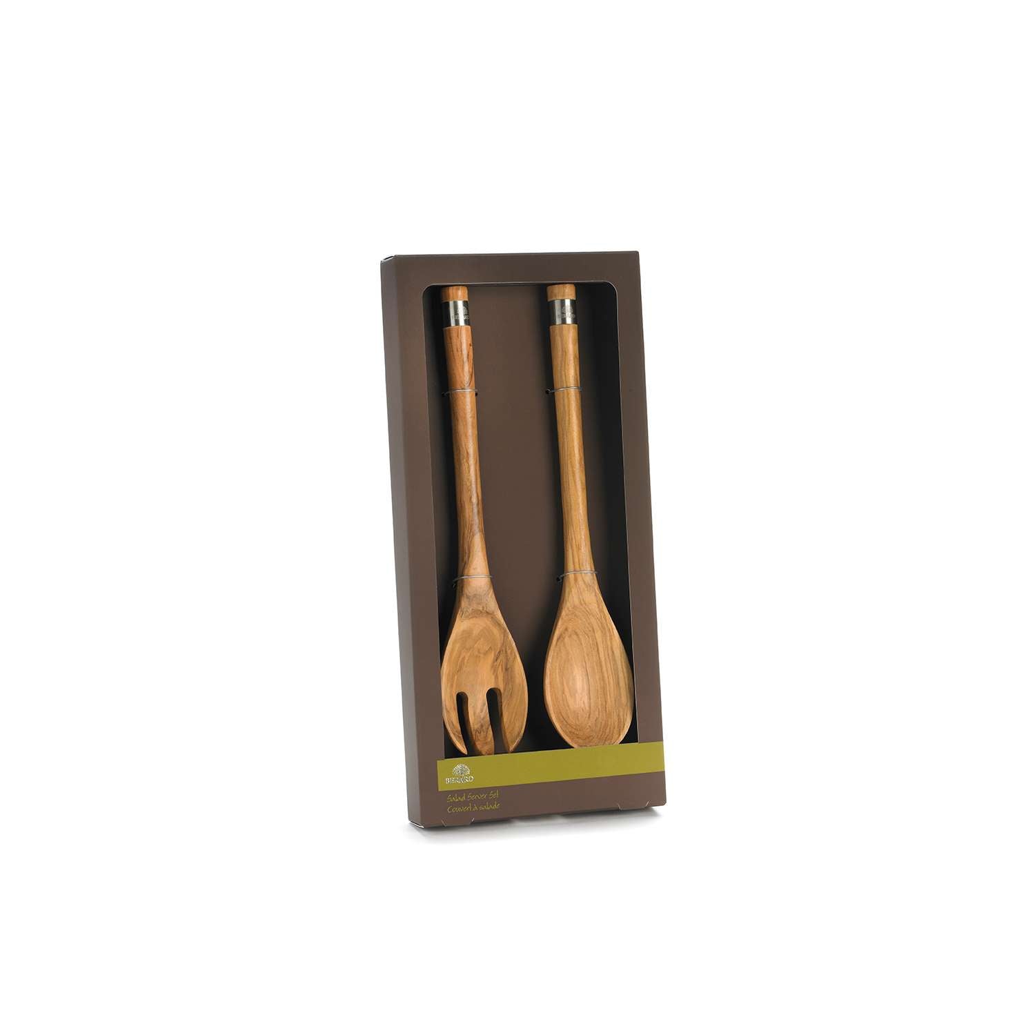 BÉRARD | Salat-Besteck, ACERO, olive, 30 cm