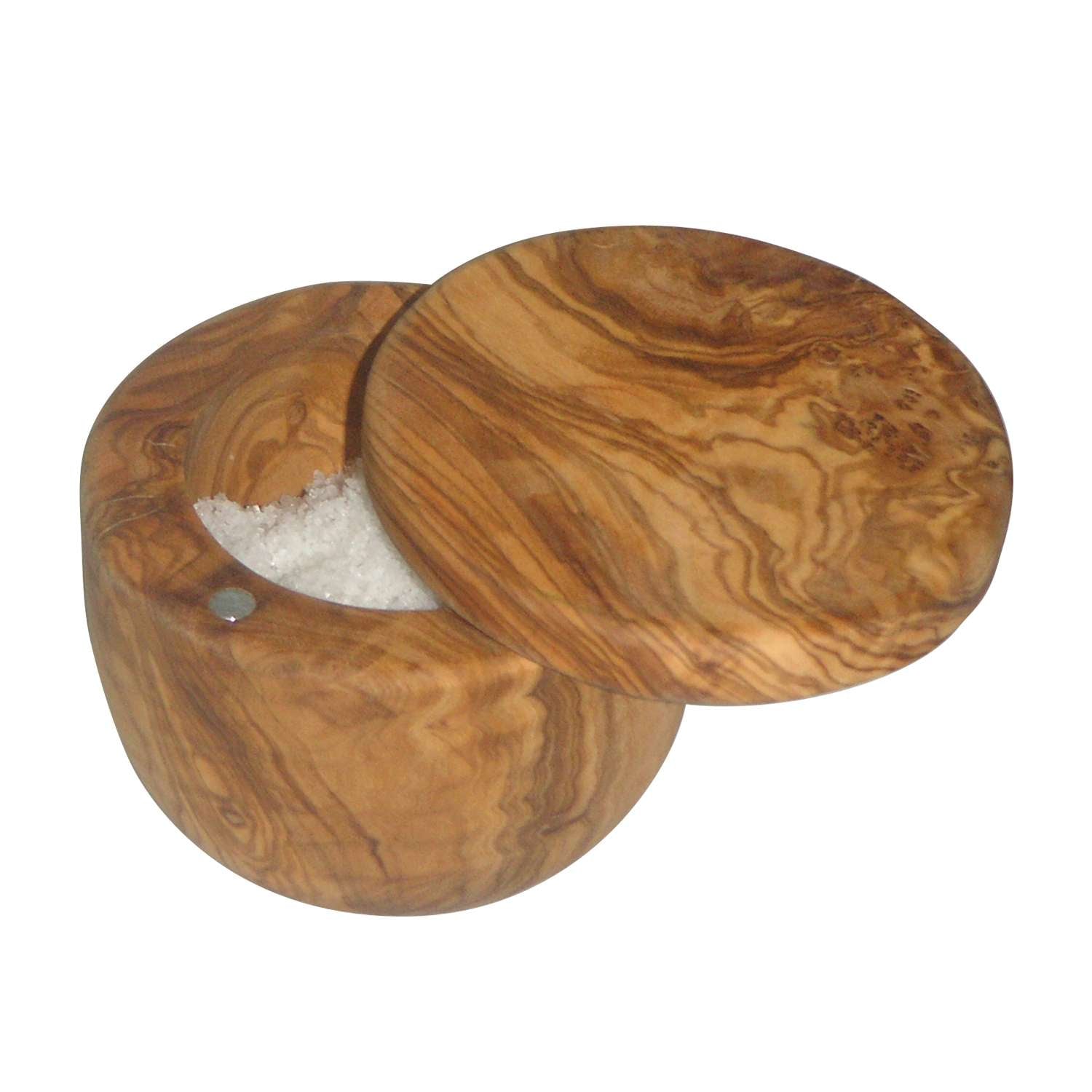 BÉRARD | Salzbehälter mit Deckel, olive, Ø 11 cm