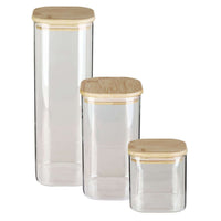 BÉRARD | Vorratsglas, quadr., klar, 2,1 L