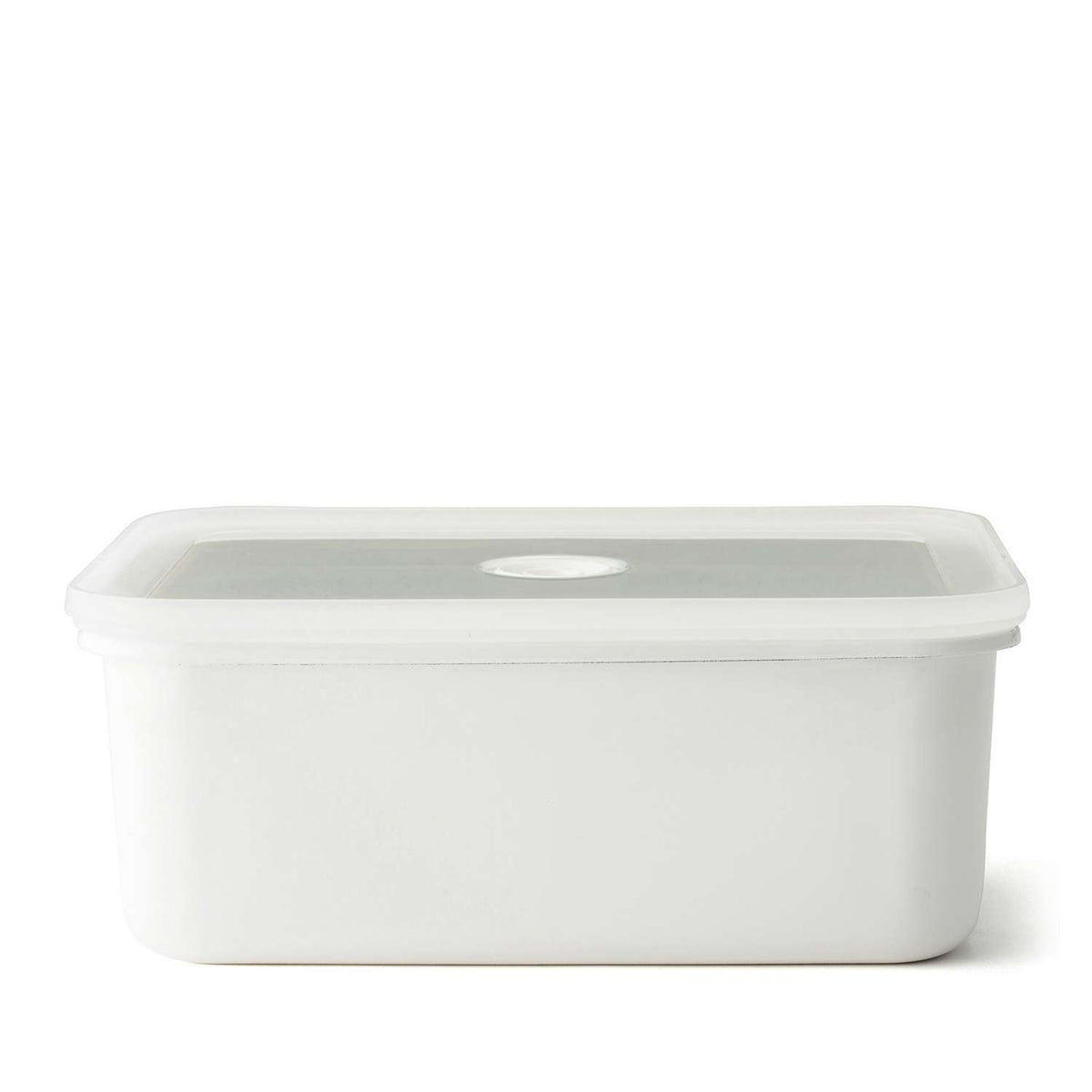 HONEYWARE | Enamel tins, vacuum sealed, white, 2.8 L