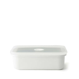 HONEYWARE | Enamel tins, vacuum sealed, white, 1.35 L