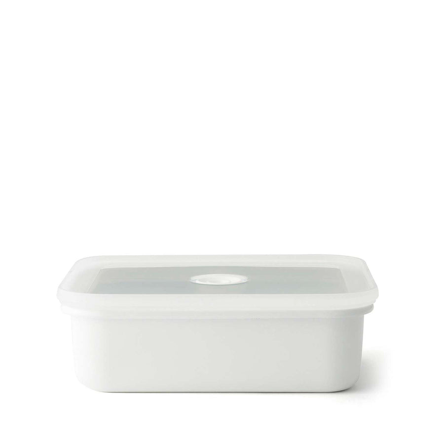 HONEYWARE | Enamel tins, vacuum sealed, white, 1.35 L