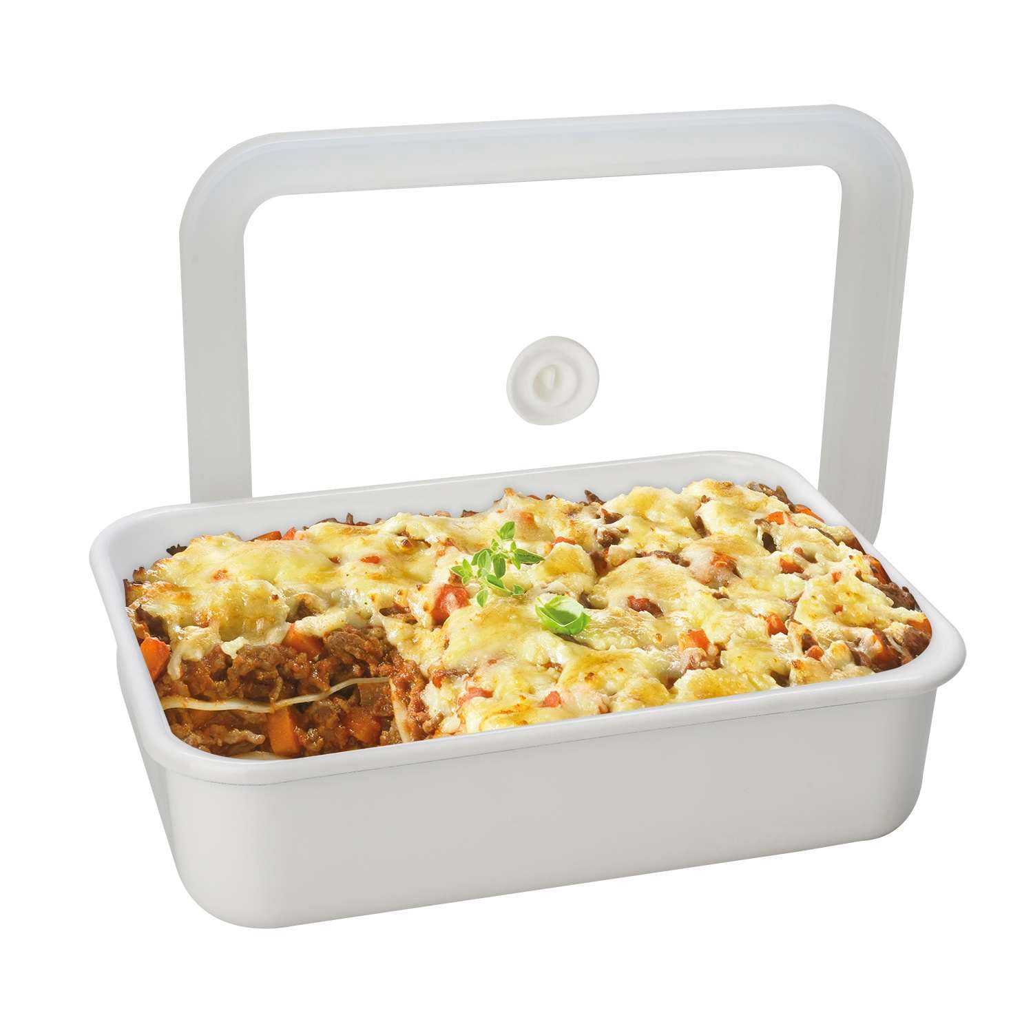 HONEYWARE |  Emailledosen, VAKUUM, weiß, 1,85 L
