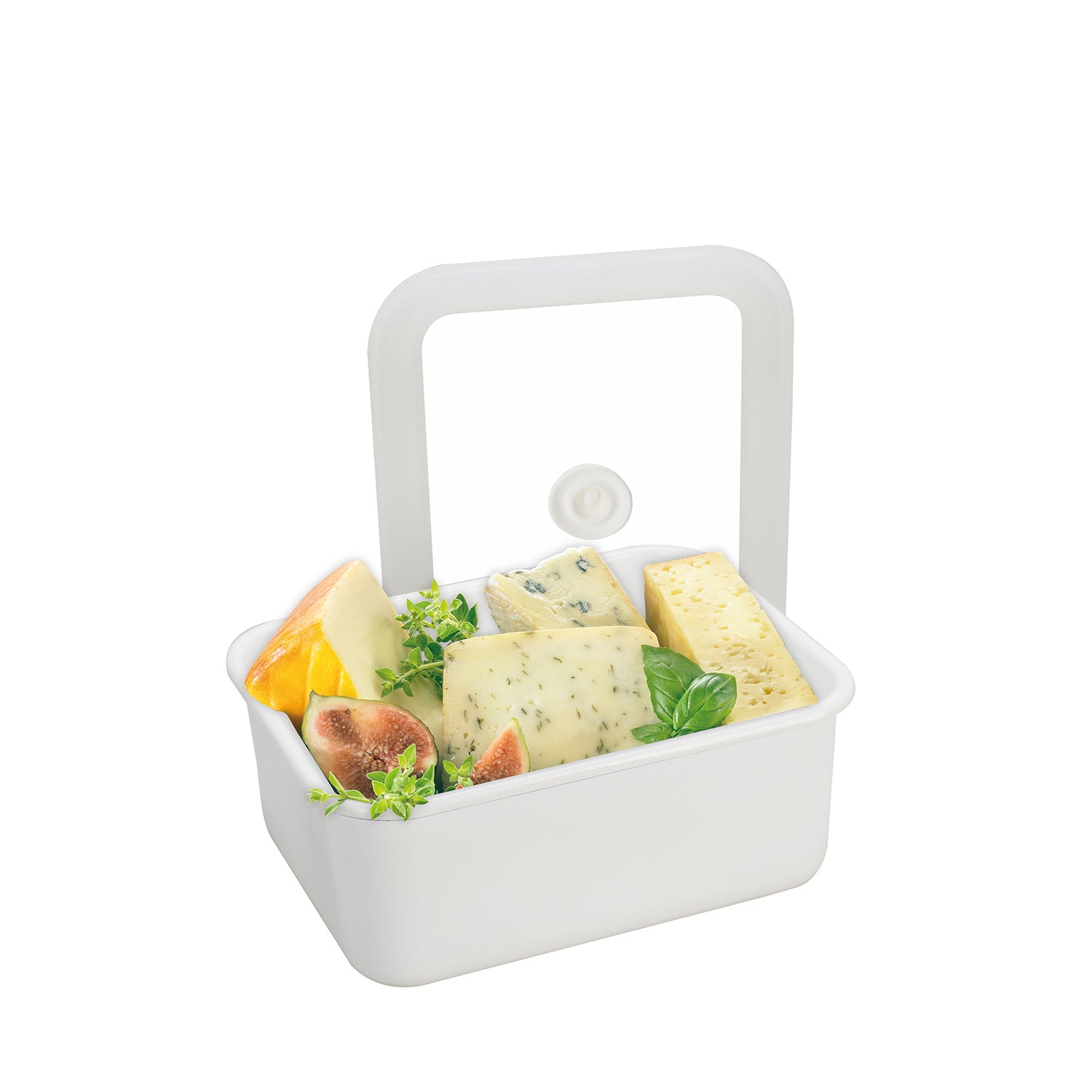 HONEYWARE |  Emailledosen, VAKUUM, weiß, 1,9 L