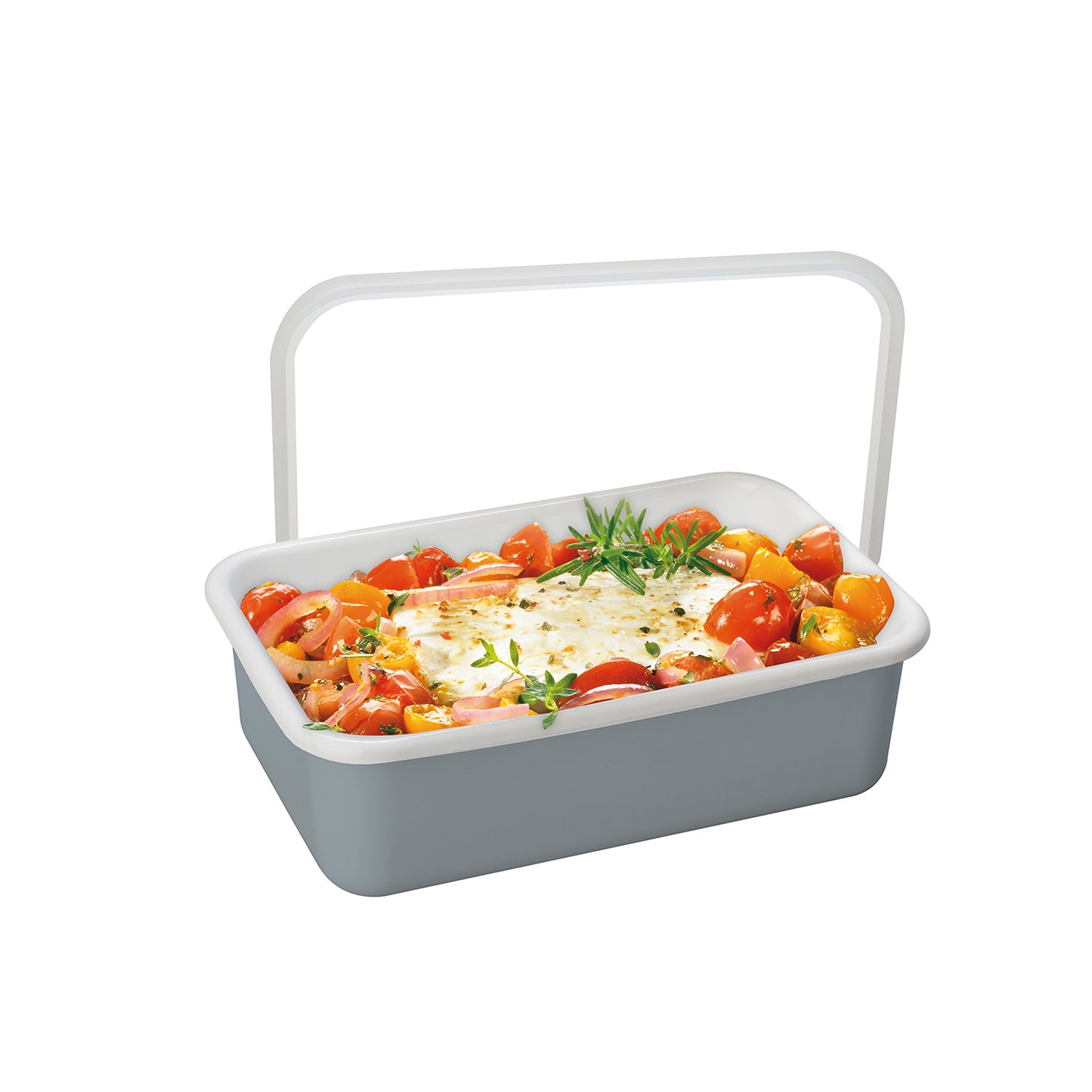 HONEYWARE |  Emailledosen, COLOR LINE, grau, 740 ml