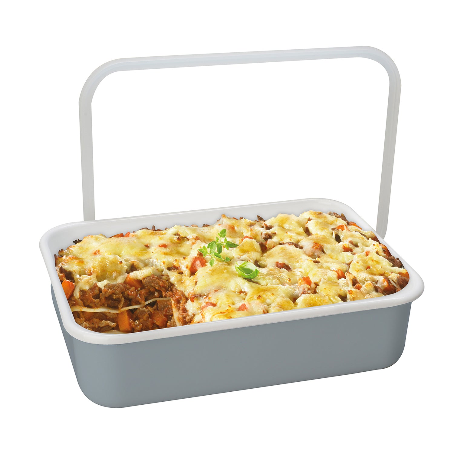 HONEYWARE |  Emailledosen, COLOR LINE, grau, 1,35 L