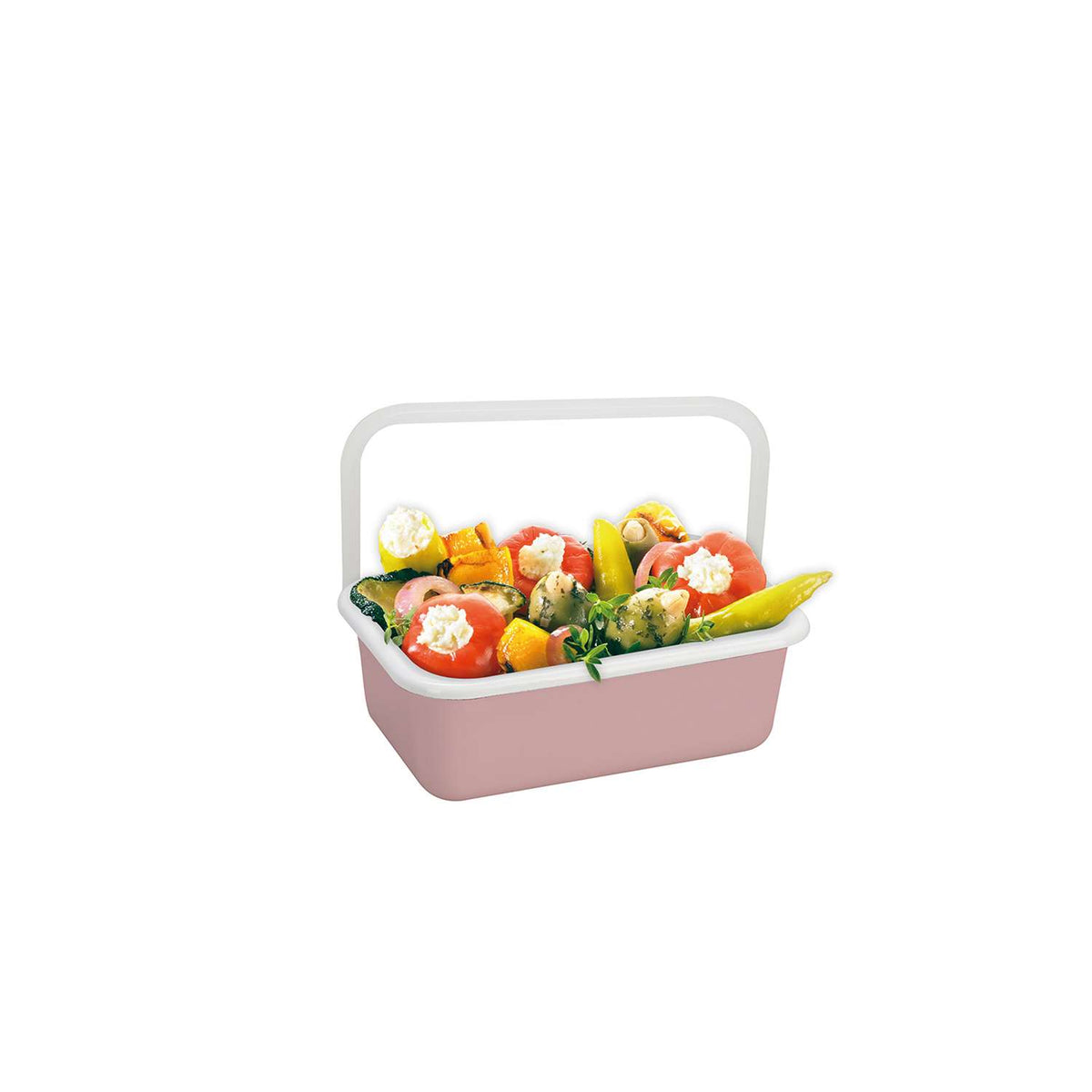 HONEYWARE | Enamel jars, COLOR LINE, pink, 420 ML