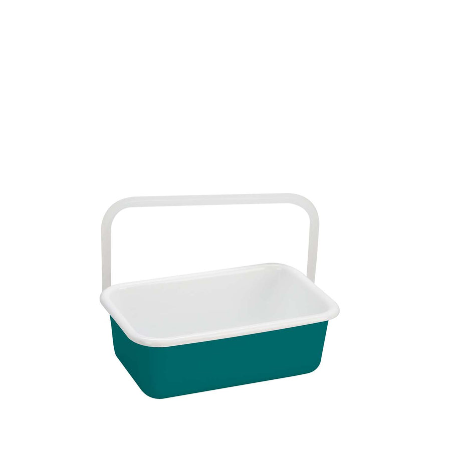 HONEYWARE | Enamel jars, COLOR LINE, emerald, 420 ML