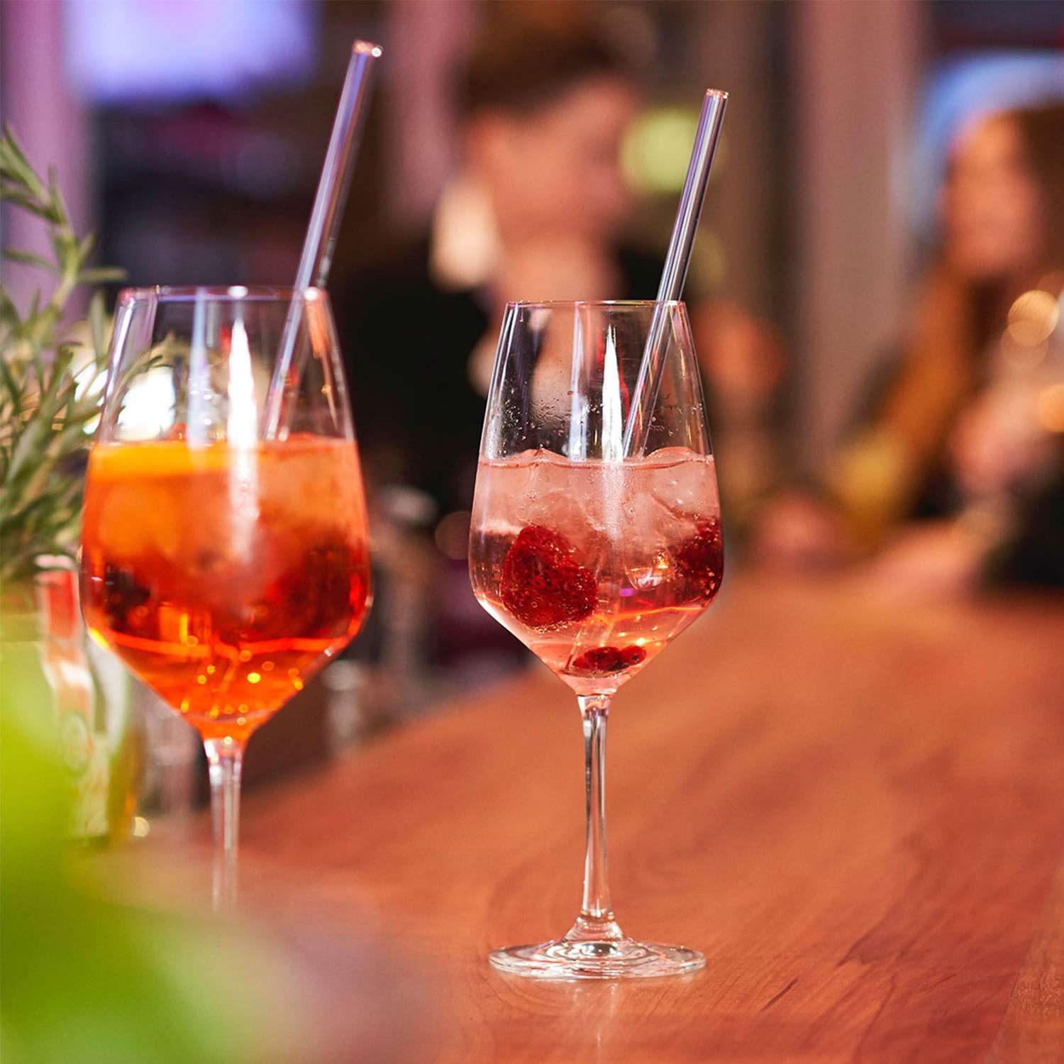 PROFINO | Trinkhalm, GLAS, klar