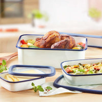 HONEYWARE |  Emailledosen, CLASSIC, dunkelblau, 16,