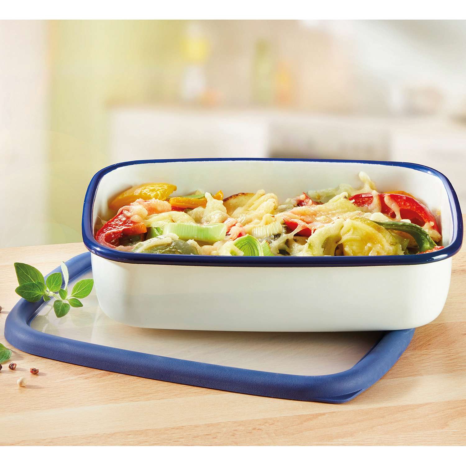 HONEYWARE |  Emailledosen, CLASSIC, dunkelblau, 16,