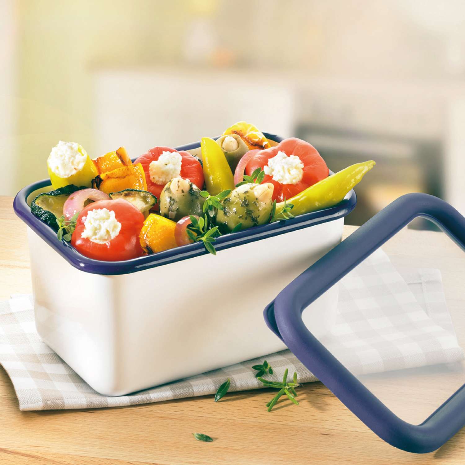 HONEYWARE |  Emailledosen, CLASSIC, dunkelblau