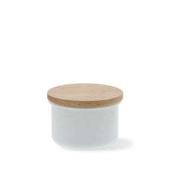 HONEYWARE |  Vorratsdose mit Holzdeckel, weiß, 420 m