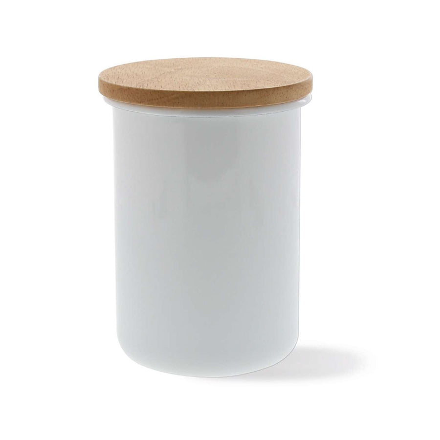 HONEYWARE |  Vorratsdose mit Holzdeckel, weiß, 800 m