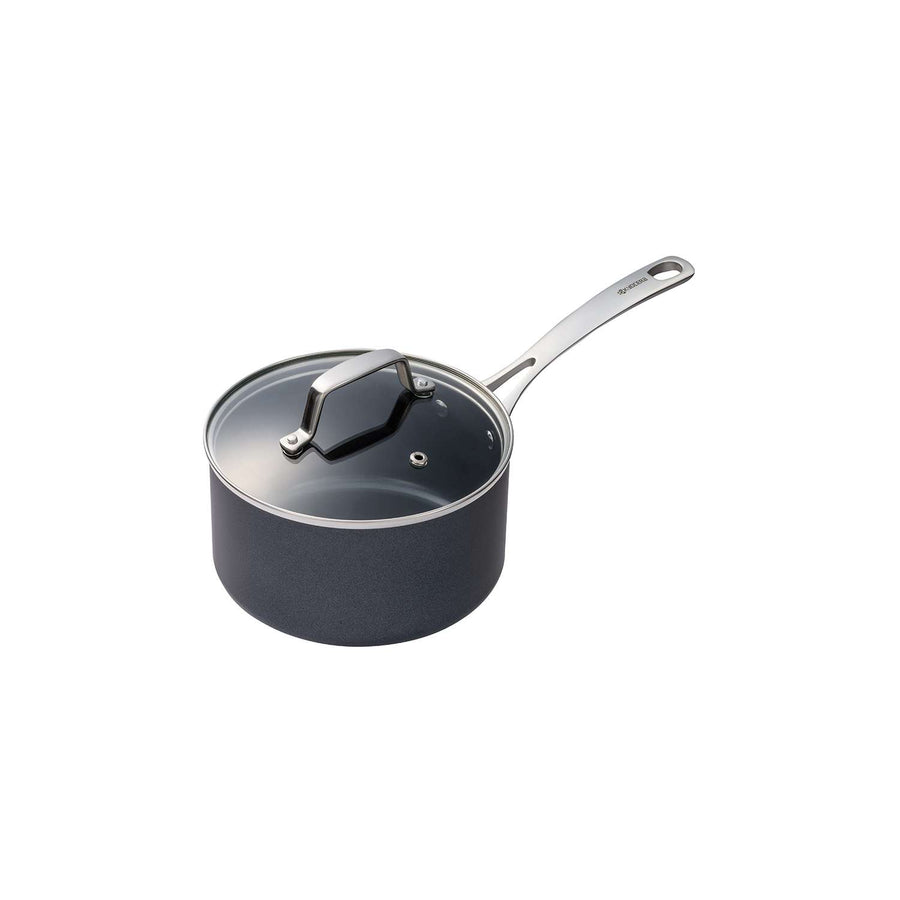 KYOCERA | Kochtopf, CERAMIC, schwarz, Pfanne: Alumi