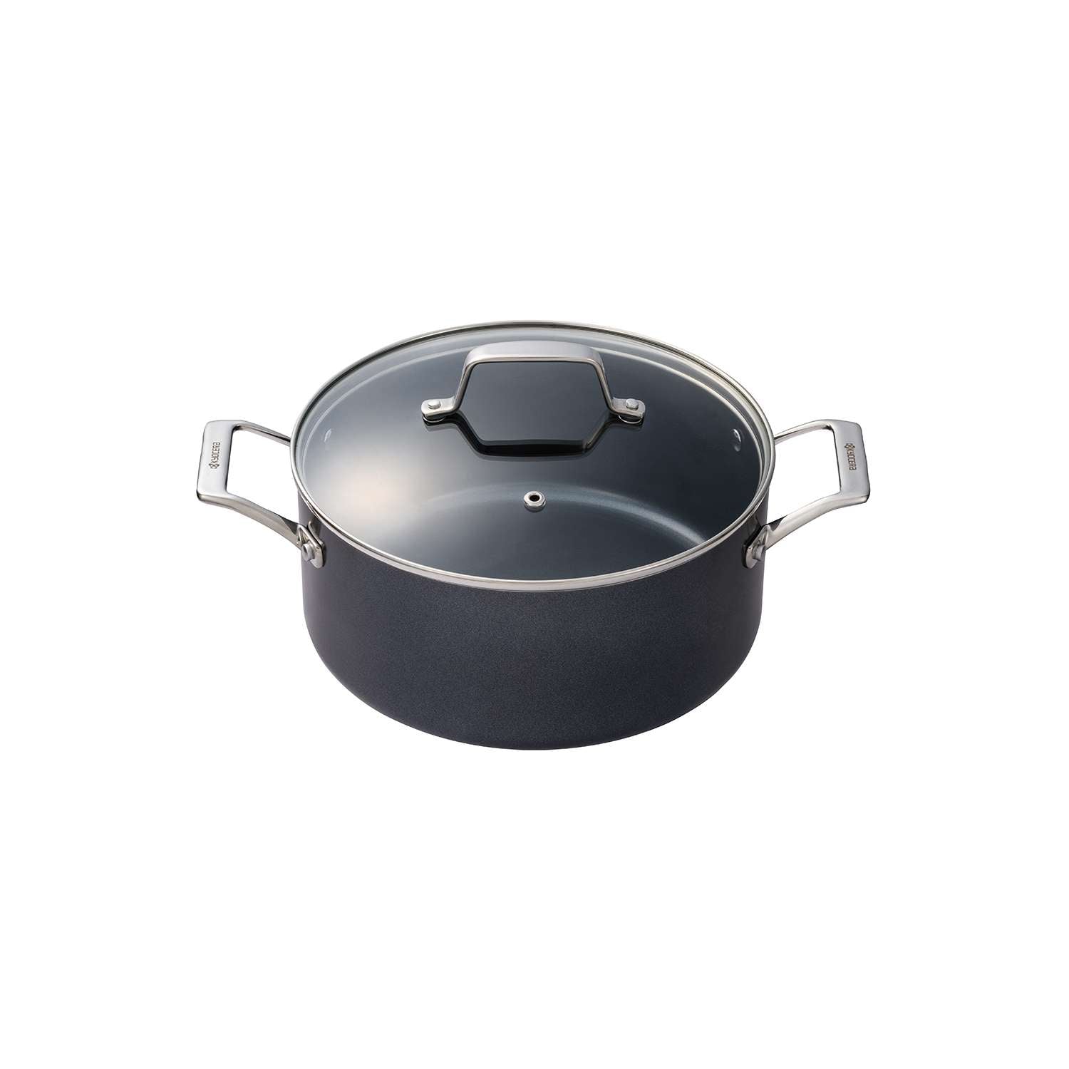 KYOCERA | Kochtopf, CERAMIC, schwarz, Pfanne: Alumi