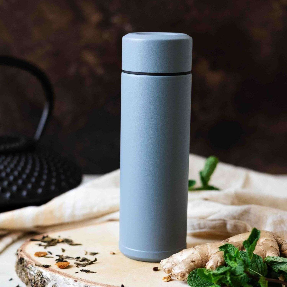 KYOCERA | Isolierflasche, SLIM MUG, blau
