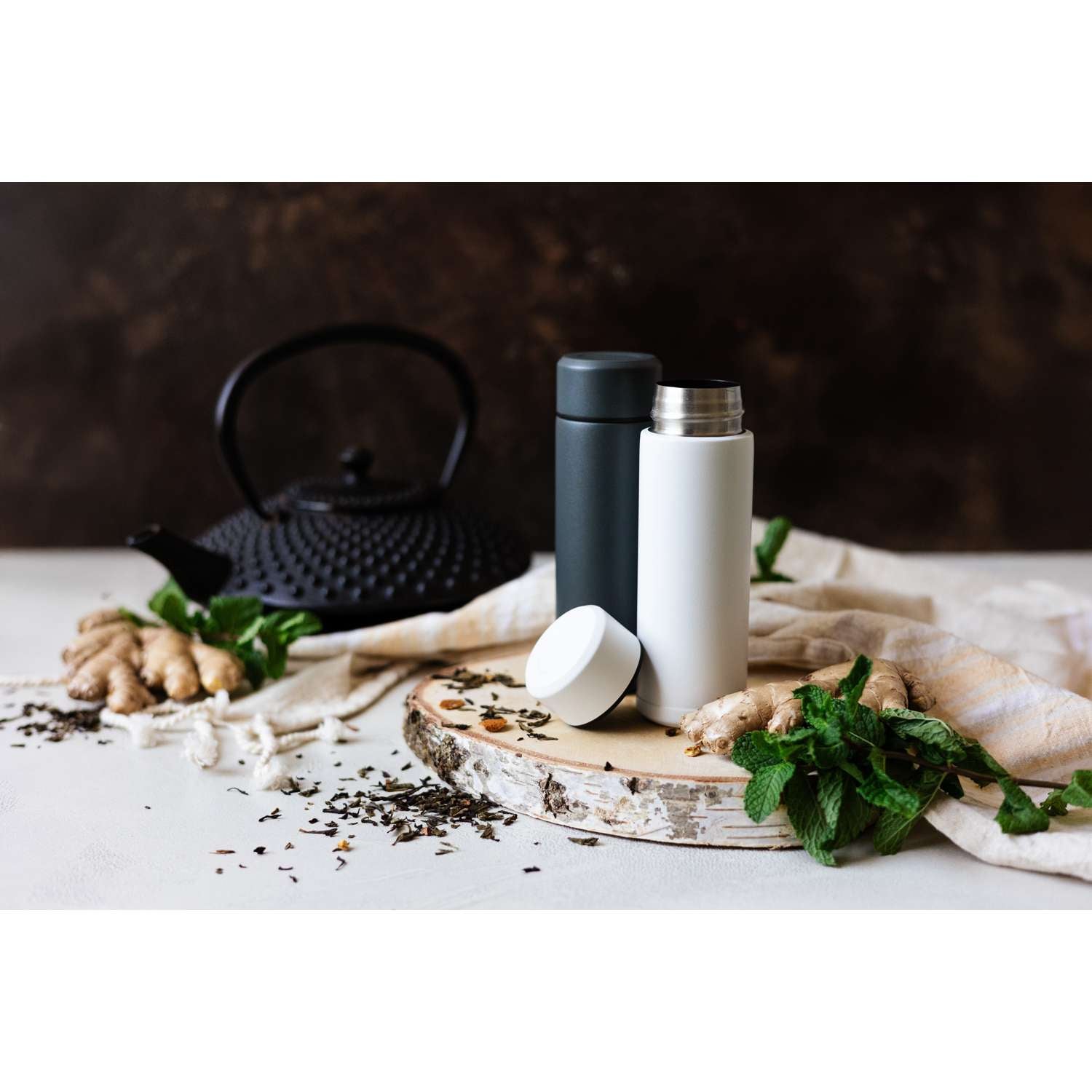 KYOCERA | Isolierflasche, SLIM MUG, grau