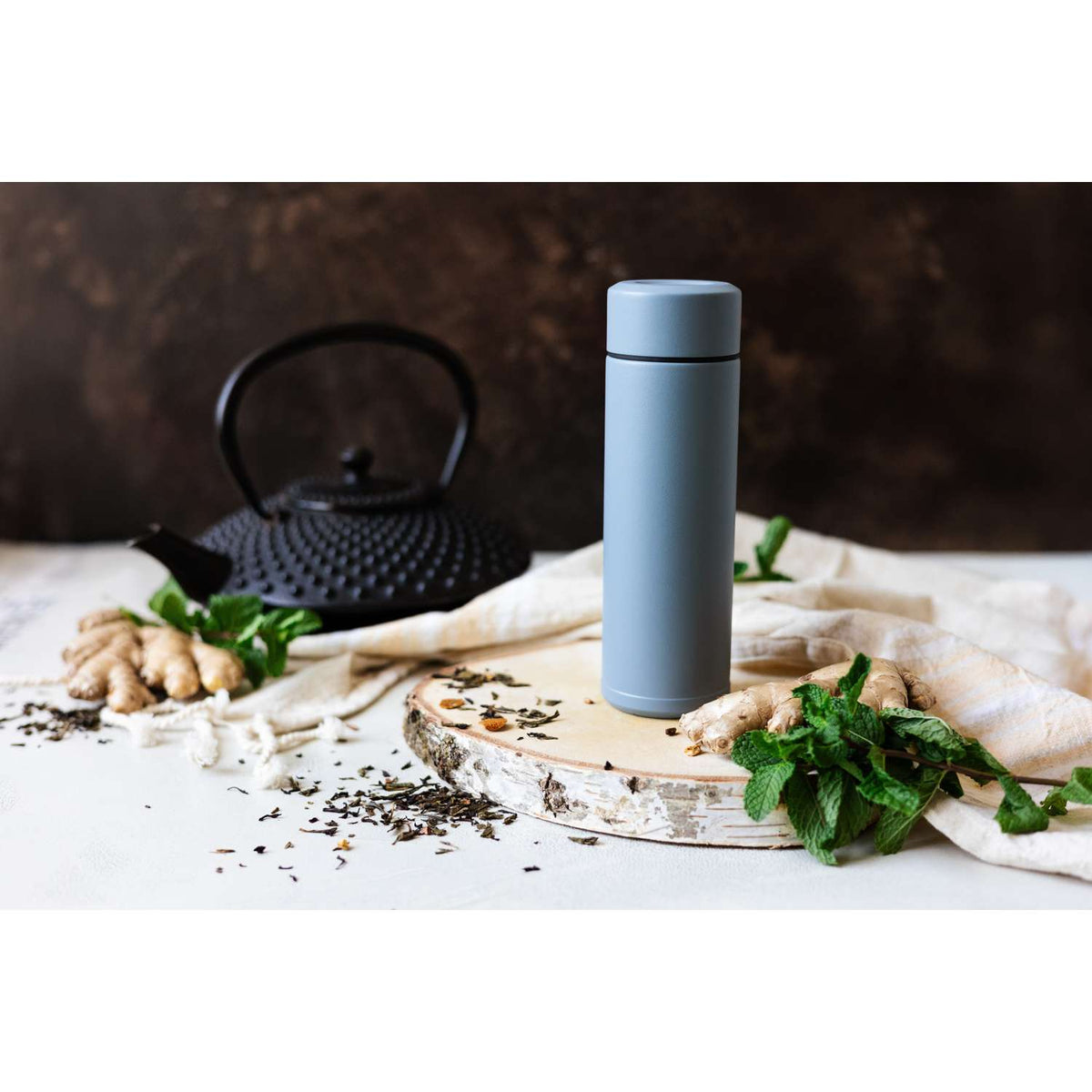 KYOCERA | Isolierflasche, SLIM MUG, blau