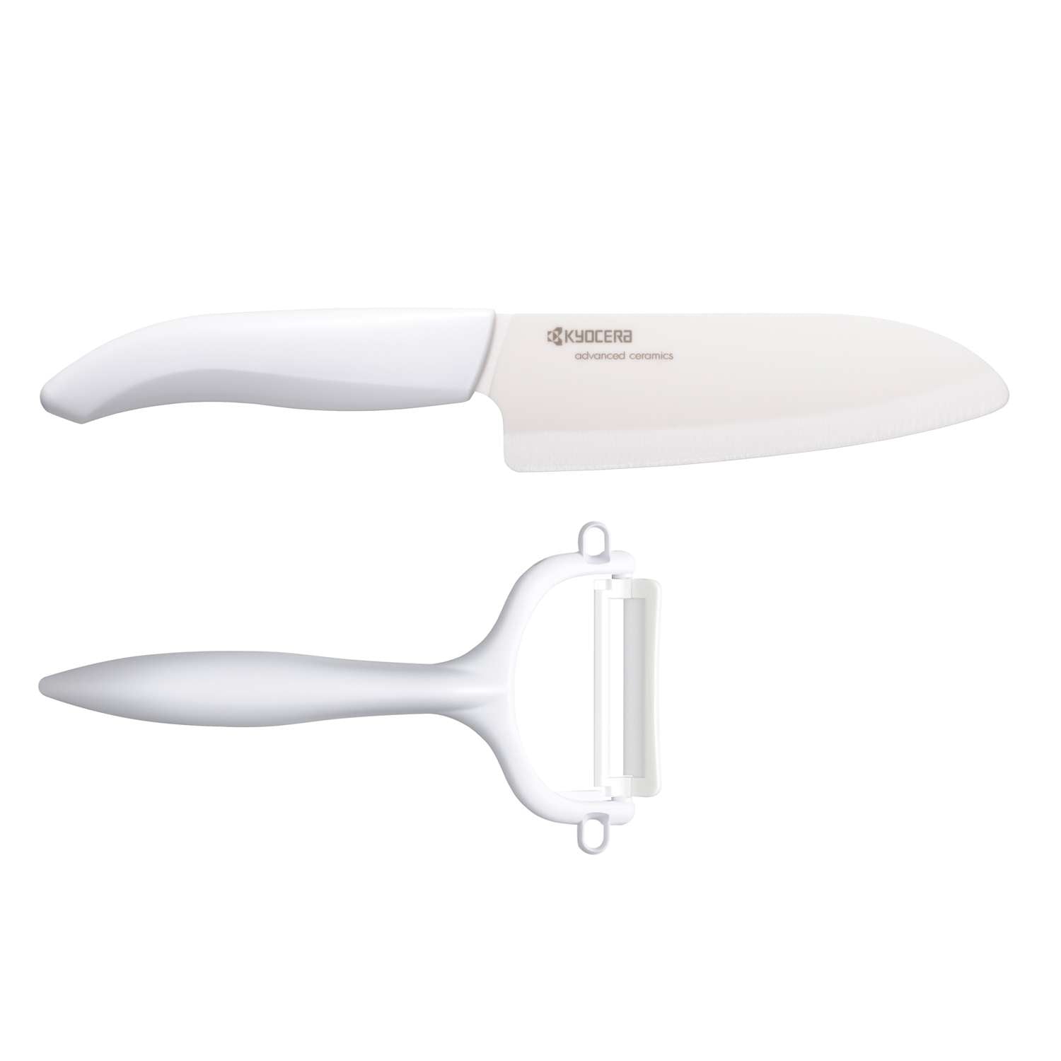 KYOCERA | Set: Keramik-Gemüsemesser mit Schäler, GE