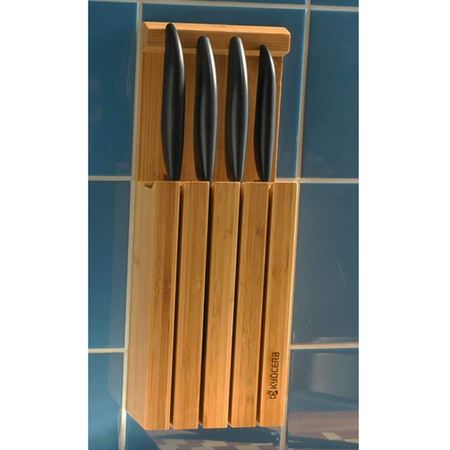 KYOCERA | 3in1 Messerblock, BAMBUS, bambus, Bambus