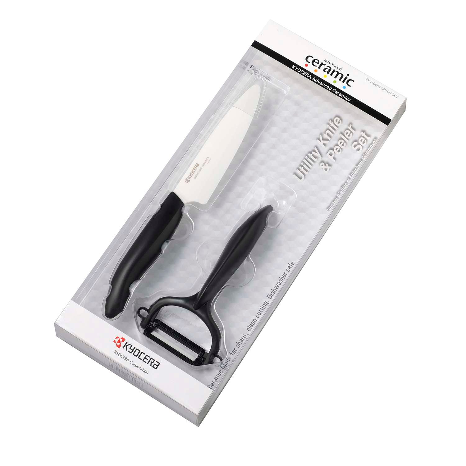 KYOCERA | Set: Keramik-Gemüsemesser mit Schäler, GE