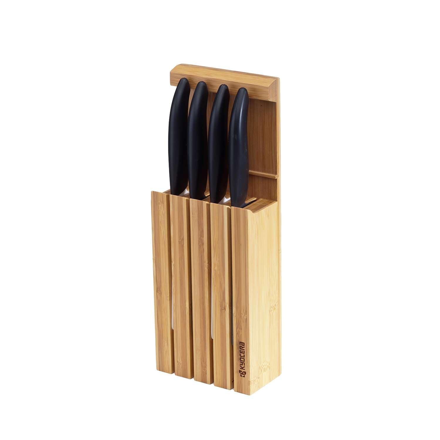 KYOCERA | Messerblock inkl. 4 GEN Messer, BAMBUS, b