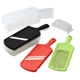 KYOCERA | Hobelset mit Box, SLICE&GRATE, rot, 6-tei