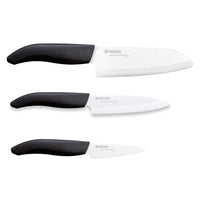 KYOCERA | Keramikmesser, 3er-Set, GEN, schwarz / we