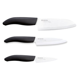 KYOCERA | Keramikmesser, 3er-Set, GEN, schwarz / we