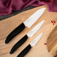 KYOCERA | Keramikmesser, GEN NATURE, schwarz, weiß,