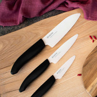 KYOCERA | Keramikmesser, GEN NATURE, schwarz, weiß,