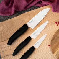 KYOCERA | Keramikmesser, GEN NATURE, schwarz, weiß,