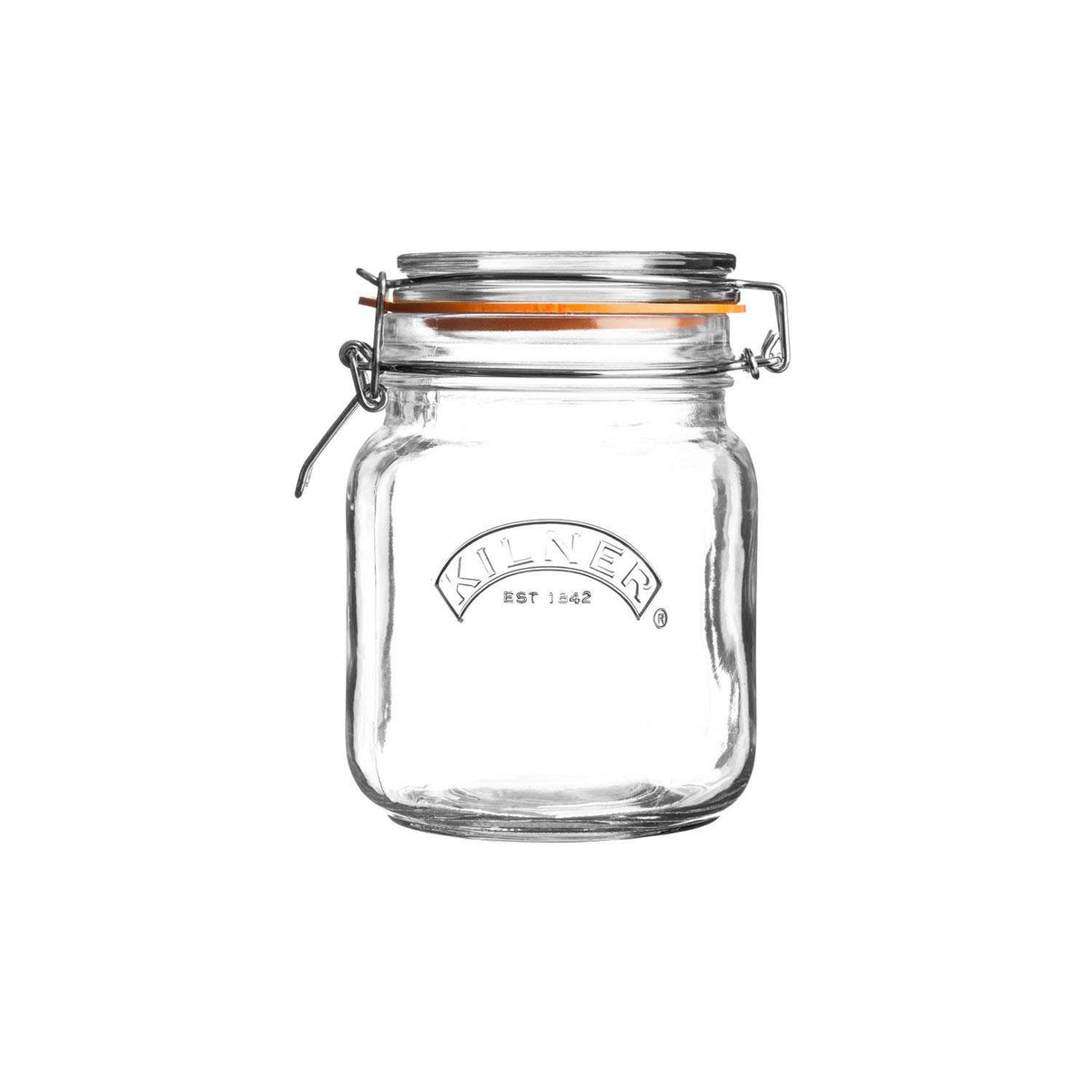 KILNER | Einkochglas, CLIP SQUARE, klar
