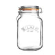 KILNER | Einkochglas, CLIP SQUARE, klar