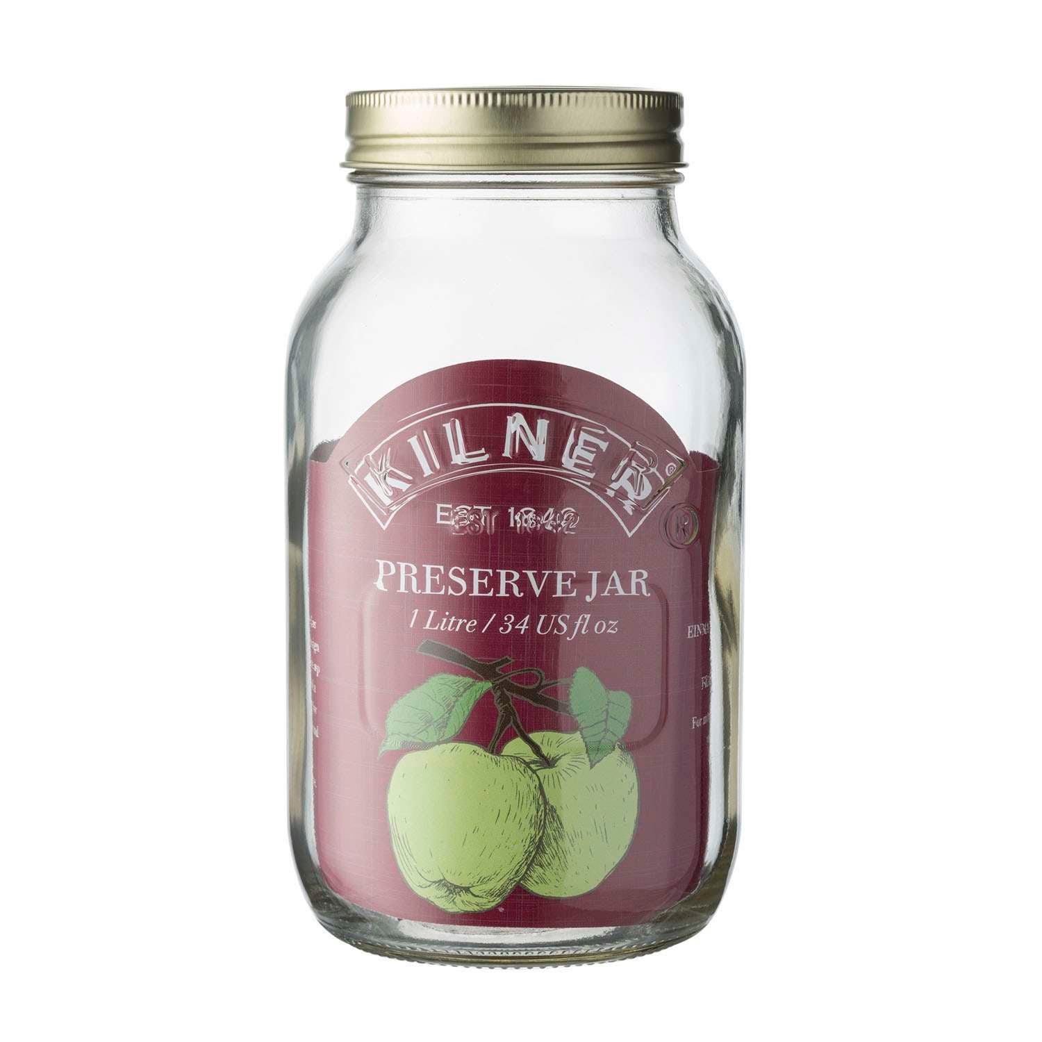KILNER | Einkochglas, SCREW, klar, 1 L